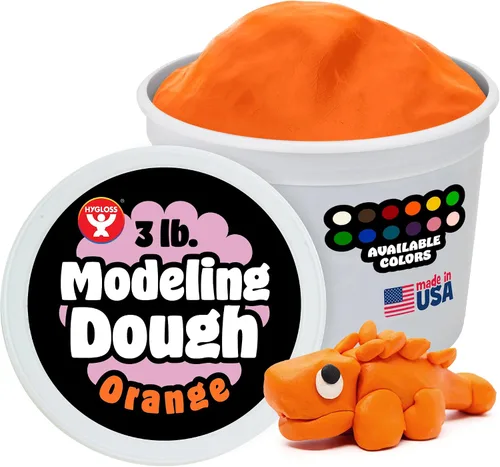 Vista 32 de Hygloss Masa de Modelado para Niños – Masa Sensorial Segura y No Tóxica para Artes y Manualidades – Tubo de 1.4 kg – Arcilla de Juego