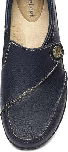 Vista 9 de Geoeleph Mocasines casuales para mujer, mocasines cómodos para caminar, mocasines de cuero para conducir