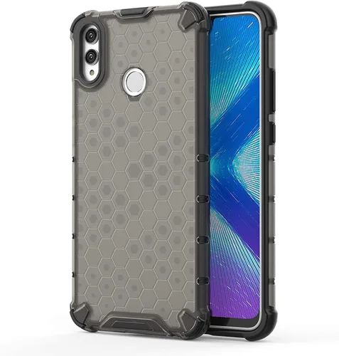 Vista 9 de Pzwoxukhov Funda compatible con Huawei Nova 3i, compatible con Huawei P Smart+ 2018 Honeycomb Anti-Drop Shock-Absorbing Case Negro