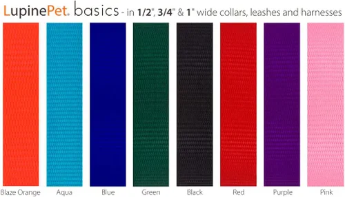 Vista 2 de Collar antipulgas ajustable para perros pequeños y grandes LupinePet de 1 pulgada, Negro