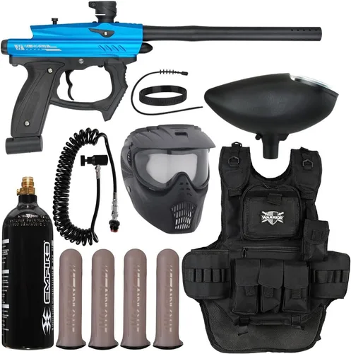 Vista 2 de Action Village HK Army SABR Heavy Gunner Kit de paquete de pistola de paintball Dust Black/Black