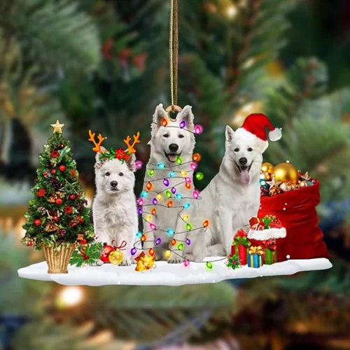 Vista 78 de Nazenti Adorno de Navidad personalizado con amigos Affenpinscher – Adorno de perro personalizado para amantes de las mascotas, acrílico plano