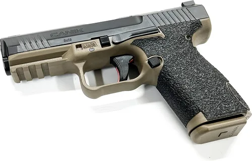 Vista 8 de Handleitgrips Cinta de agarre para pistola de papel de lija para Canik SF Mete