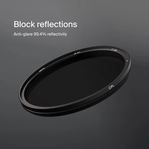 Vista 2 de Urth Filtro de lente polarización circular magnética (CPL) de 1.535 in (Plus+) - 20 capas nano-revestido, diseño delgado para polarización de lentes