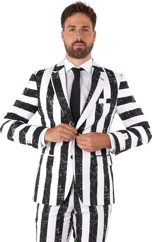 Vista 3 de Opposuits Men's Premium Halloween Costume Outfit - Slim Fit - Includes Blazer, Pants and Tie