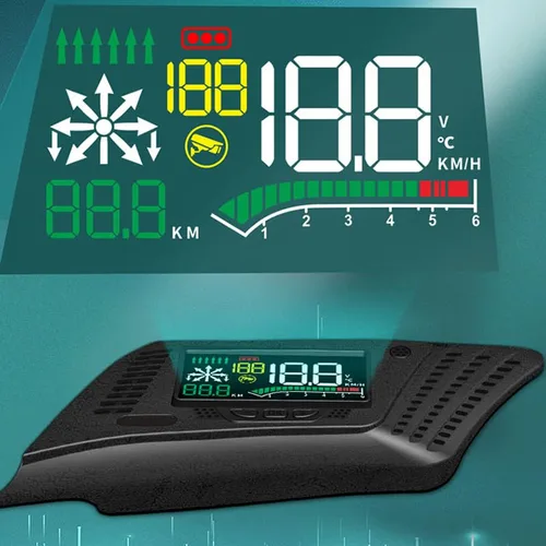 Vista 3 de Para Toyota Sienna 2021-2023 Pantalla Head Up HUD 1pcs Accesorios de coche
