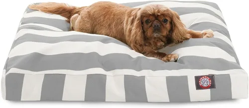 Vista 37 de Majestic Pet Cama rectangular grande para perros con rayas lavable, cama antideslizante y cómoda para mascotas, cama para perros con funda extraíble