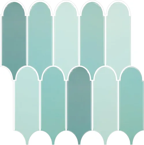 Vista 14 de Protector contra salpicaduras para cocina, diseño más grueso, protector contra salpicaduras de plumas negras mate de primera calidad, azulejos sin