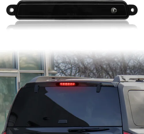 Vista 10 de Tercera luz de freno LED para Armada 04-15, KEWISAUTO luz de freno central roja de montaje alto para Nissan Armada 2005-2015/ Nissan Pathfinder