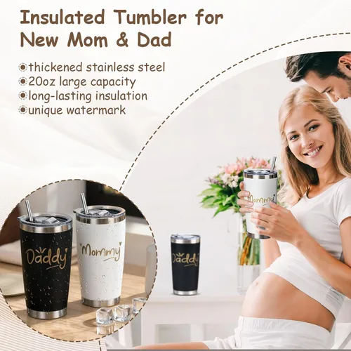 Vista 3 de 13 piezas de regalo de baby shower para nuevos padres, paquete de cuidado de nueva mamá, regalos para nuevas madres para mujeres, caja de bienvenida