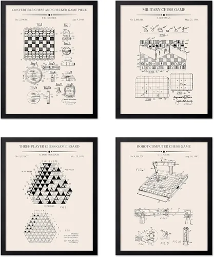 Vista 79 de Poster Master Póster de juguete de construcción de 2 piezas, estampado de patente de bloques de construcción, arte de minifigura, diseño