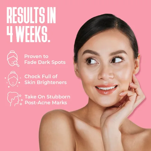 Vista 5 de Eliminador corrector de puntos oscuros de hidroquinona 2% para el tratamiento facial y melasma, contiene vitamina C, ácido salicílico, ácido kójico