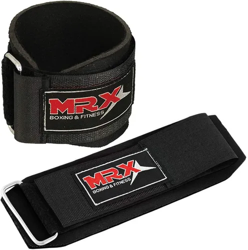 Vista 2 de MRX BOXING & FITNESS Muñequera para levantamiento de pesas, correa para gimnasio, fuerza, culturismo, entrenamiento, entrenamiento para hombres