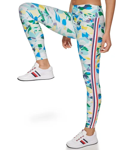 Vista 4 de Tommy Hilfiger Leggings deportivos de rendimiento para mujer - Leggings de longitud completa