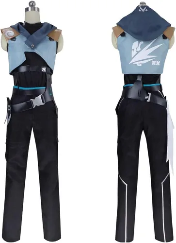 Vista 2 de Disfraz Cosplay Valorant Jett 3346