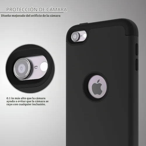 Vista 6 de Funda iPod Touch 5, iPod Touch 6, funda resistente a impacto fuertes SLMY (TM), funda protectora para iPod Apple Touch 5ta y 6ta