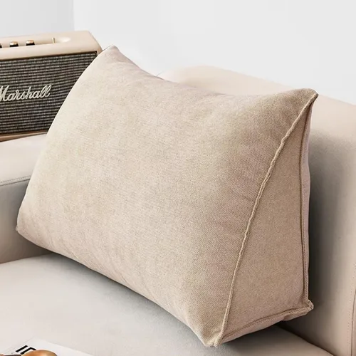 Vista 13 de Almohada de cabecera de cuña azul para lectura y reposo en cama, almohada triangular para respaldo de lectura, cojín de cuña para espalda, almohada