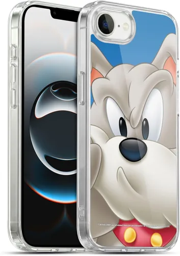 Vista 104 de Head Case Designs Funda de gel de cara completa con licencia oficial de Tom y Jerry Jerry [protección de grado militar] compatible con Apple iPhone