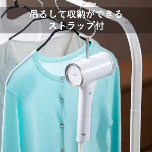 Vista 5 de TWINBIRD Handy Steamer SA-D096W (BLANCO)【Productos genuinos nacionales de Japón】【Se envía desde Japón】