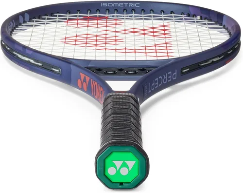 Vista 3 de YONEX Percept - Raqueta de tenis 100D para adultos, nivel intermedio/avanzado, cuerdas de alto control de 18 x 19, azul marino medianoche