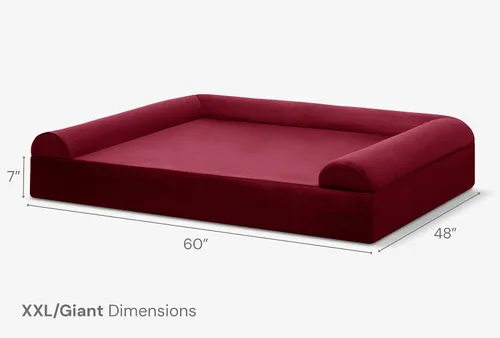Vista 2 de Barker Beds - Sofá cama ortopédico gigante para perro, almohada superior de 7 pulgadas con cojín de 3 lados, 100-300 libras, espuma viscoelástica