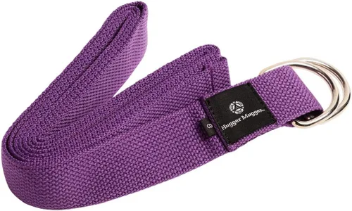 Vista 6 de Hugger Mugger Correa de yoga de algodón con anillo en D, algodón súper fuerte, hebilla de anillo en D de metal, múltiples longitudes disponibles