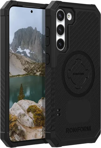 Vista 17 de Rokform - Funda para Galaxy S23, Serie Resistente, Carcasa Magnética con Bloqueo de Giro, Funda Blindada Probada contra Caídas (Negro)