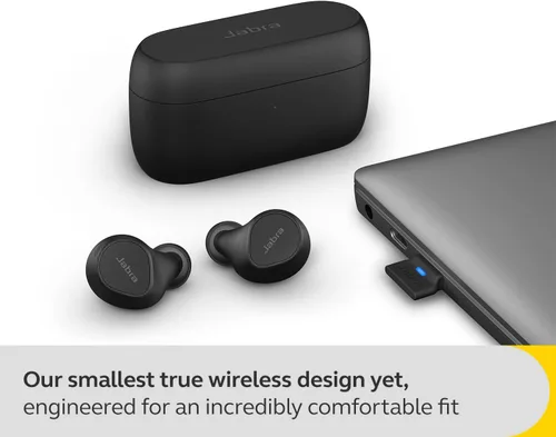 Vista 2 de Jabra Evolve2 - Auriculares inalámbricos con Bluetooth con cancelación activa de ruido y tecnología de voz multisensor, certificados para funcionar