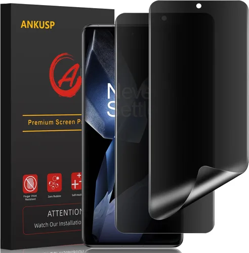 Vista 10 de [Paquete de 2] Protector de pantalla de privacidad compatible con Samsung Galaxy Note 10 Plus Note 10+ Note 10 Plus 5G