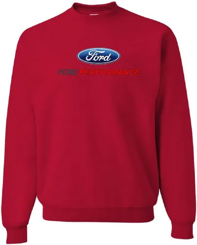 Vista 2 de Tee Hunt Ford Performance Sudadera con cuello redondo Ford Mustang GT ST Racing