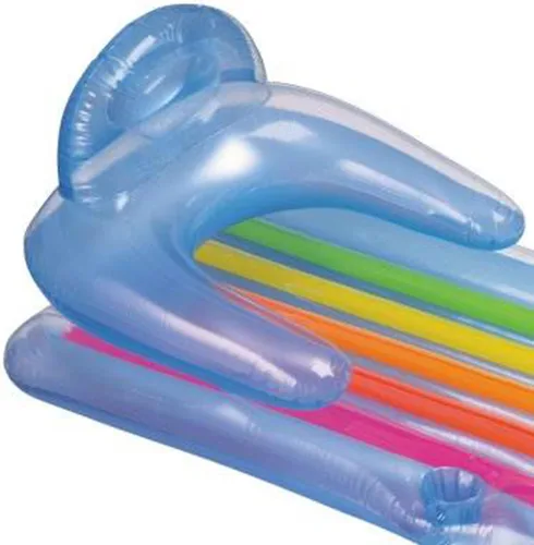 Vista 4 de Intex King Kool Lounge - Tumbona inflable para piscina con reposacabezas (par)