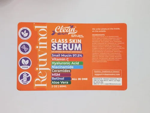 Vista 9 de Clean Beauty Suero de mucina de caracol con vitamina C, suero facial antienvejecimiento con ácido hialurónico, niacinamida, retinol, MSM, aloe vera