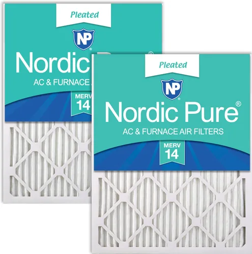 Vista 37 de Nordic Pure 20x20x1 (Tamaño real: 19 1/2 x 19 1/2 x 3/4) Filtros de aire para caldera/aire acondicionado Poly Green MERV 6 – Reduce el polvo