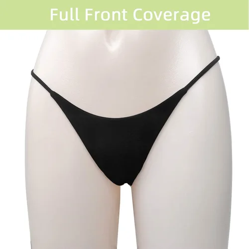 Vista 8 de KUKU PANDA Tangas de algodón para mujer sexy sin costuras para mujer conjunto de 3