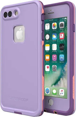 Vista 3 de Funda blindada Lifeproof serie Frē de Otterbox para iPhone 7 Plus y 8 Plus, color negro/lima