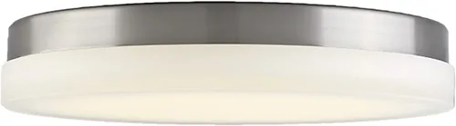 Vista 3 de WAC Lighting Slice - Montaje empotrado redondo LED de 15 pulgadas, 2700 K en níquel cepillado