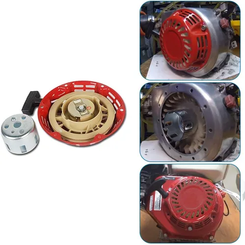 Vista 6 de HIFROM Recoil Pull Starter Start Cup Asamblea reemplazo para Harbor Freight Predator 212CC 173CC 6.5 7 HP Engine 69730 69727