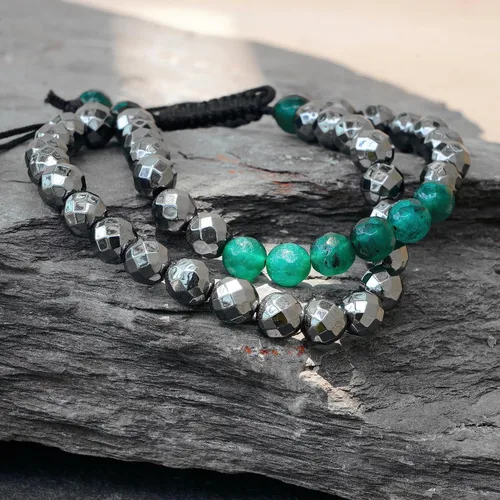 Vista 97 de Pulseras de cristal curativo para mujeres y hombres, espiritual, energía positiva y equilibrio, pulseras de cuentas de cristal natural hechas a mano