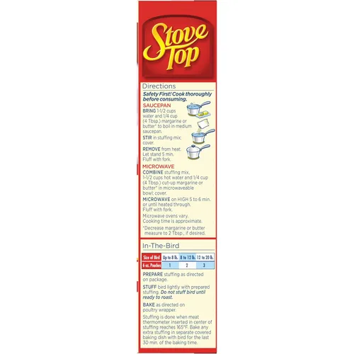 Vista 8 de Stove Top Mezcla de relleno de sabio tradicional (caja de 6 oz)