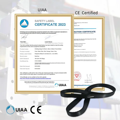 Vista 2 de NewDoar 16mm Cuerda de Escalada Certificada UIAA CE, 23KN Certificada EN566, Cordón Utilitario para Escalada en Roca, Creación de Sistemas