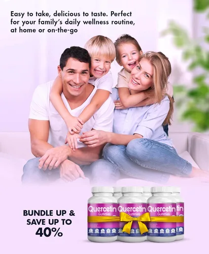 Vista 6 de BioVitalica - Gomitas de quercetina con bromelina, vitamina C y zinc y saúco + vitamina D3-5 en 1 apoyo inmunológico - Quercetina de zinc 750 mg
