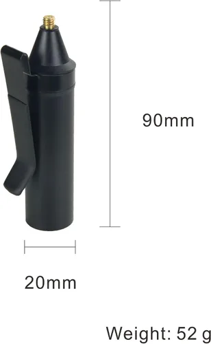 Vista 7 de HEIMU Micrófono condensador de instrumento con clip + clip universal (para guitarra)