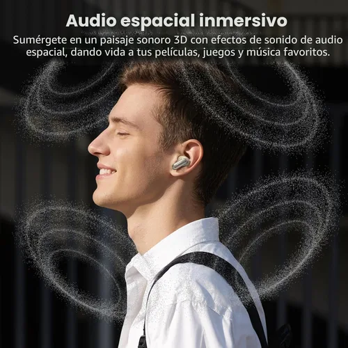 Vista 6 de TOZO NC20 Auriculares inalámbricos con cancelación activa de ruido LDAC