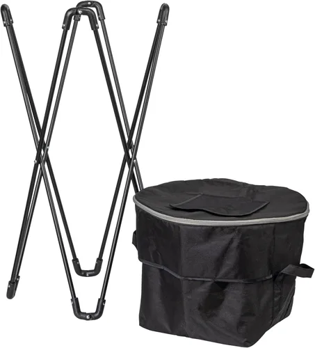 Vista 7 de Household Essentials Enfriador térmico de pie con bolsa de viaje, poliéster resistente