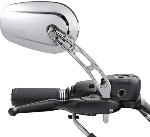Vista 6 de TCMT Espejos retrovisores para motocicleta Harley Sportster XL1200 883 Softail Deluxe VRSCAW V-ROD Fat Bob Street Bob Dyna Touring Road King Road