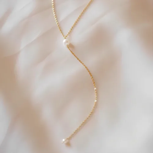 Vista 5 de Collares de perlas para mujer, Latón, No es una piedra preciosa