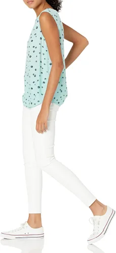 Vista 4 de Tienda Essentials Camisa tejida sin mangas para mujer