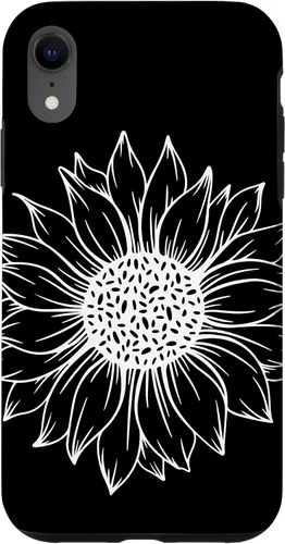 Vista 24 de iPhone 16 Cute and Beautiful White Flower of Sunflower Case