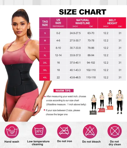 Vista 6 de TrainingGirl - Cinturón para entrenamiento de cintura para mujer