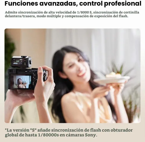 Vista 6 de Godox iT30 Pro C iT30Pro C iT30ProC iT30Pro-C Mini Flash para cámara Canon, exposición automática TTL, HSS 1/8000 segundos, 2.4G Wireless Xsystem